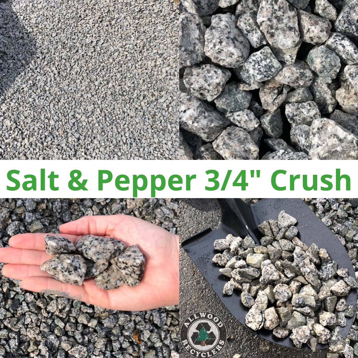 Salt & Pepper ¾ Crush