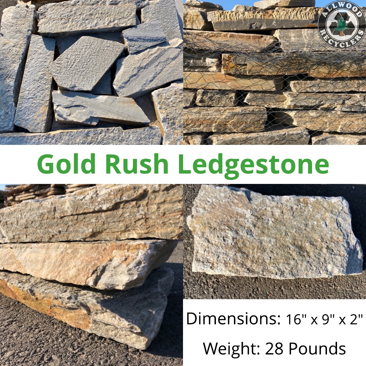 Gold Rush Ledgestone